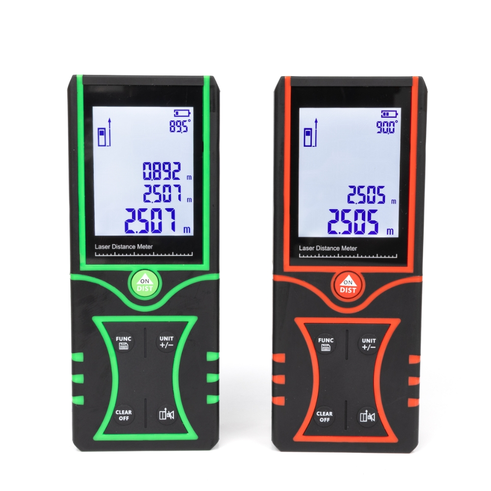 Laser Distance Measure - Télémètre laser industriel rouge modèle GS-16,