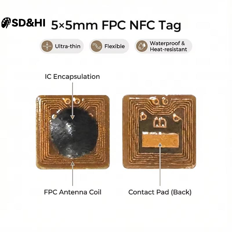 Nfc Tag Programmable - Autocollant d'étiquette RFID NFC Micro FPC