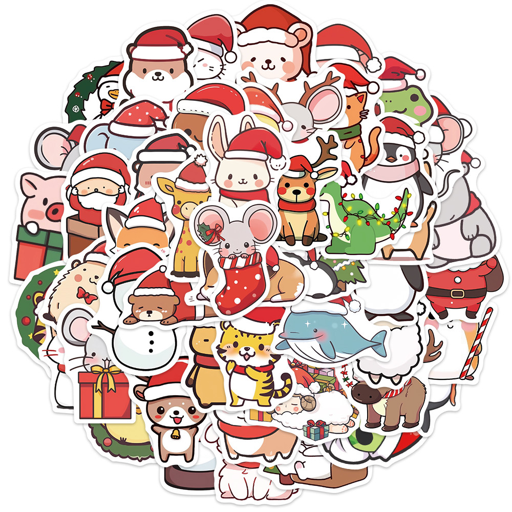 Electronics Gadgets Store - Lot de 50 autocollants de Noël