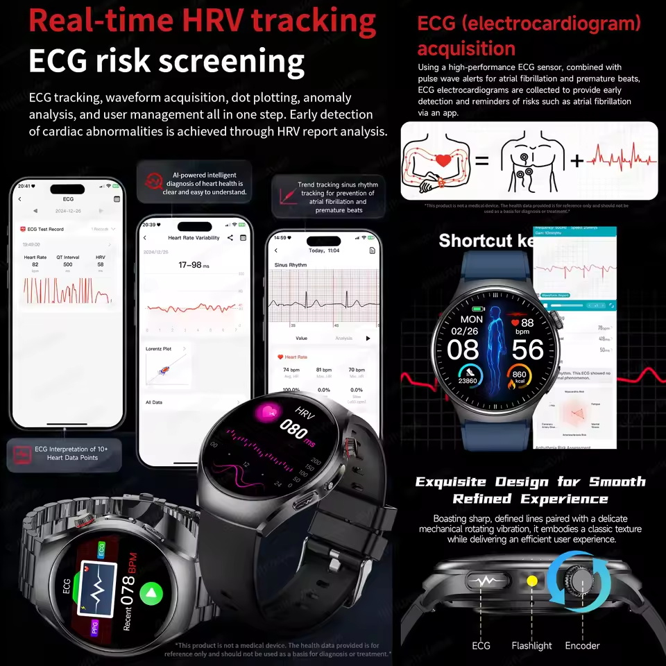 Nouvelle Montre Connectée ECG  - Laser Distance Measure avis et prix