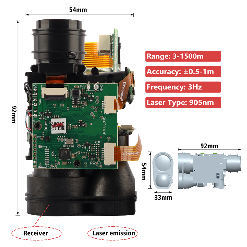 Module de télémètre laser 600m - Laser Distance Measure avis et prix