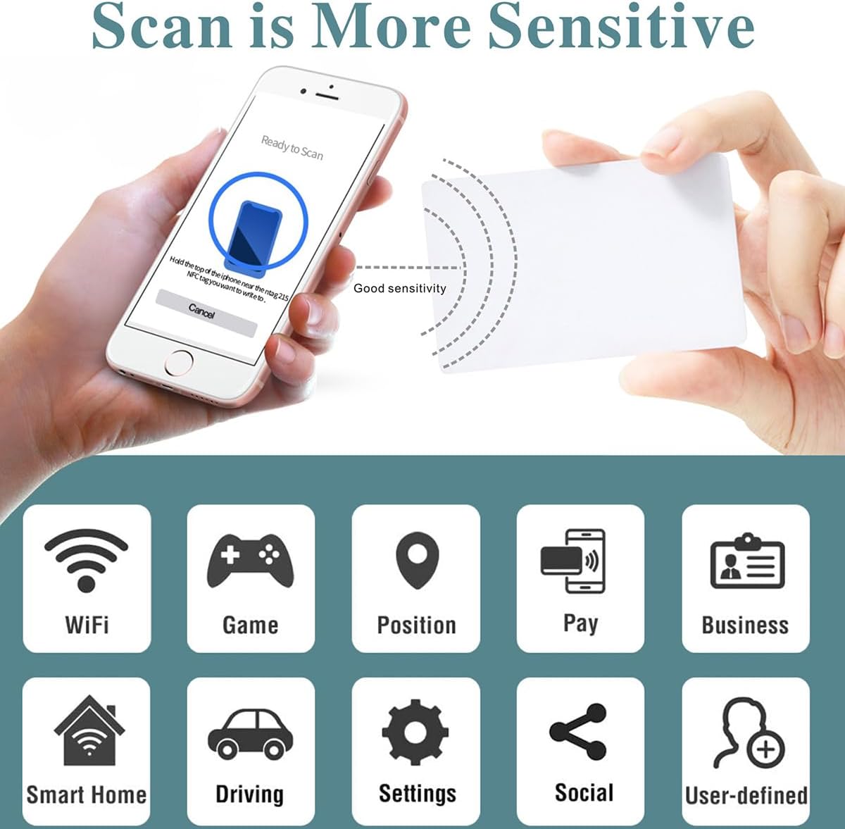 Cartes NFC vierges Ntag216 Nta - Nfc Tag Programmable avis et prix