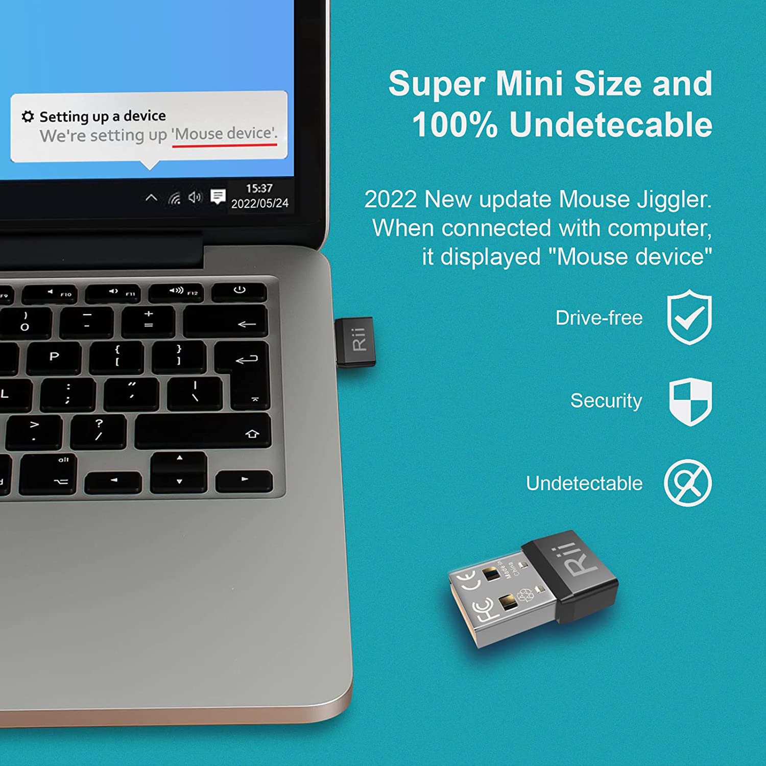 Rii RT301 USB souris Jiggler,  - Auto Mouse Mover avis et prix