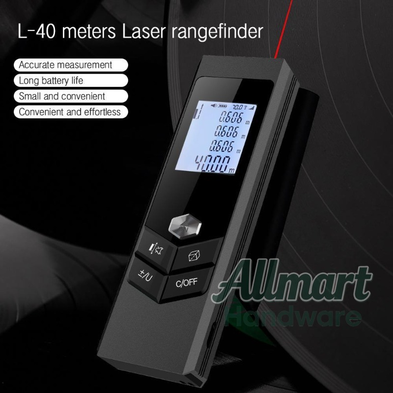 Télémètre laser portatif 40 m, - Laser Distance Measure avis et prix