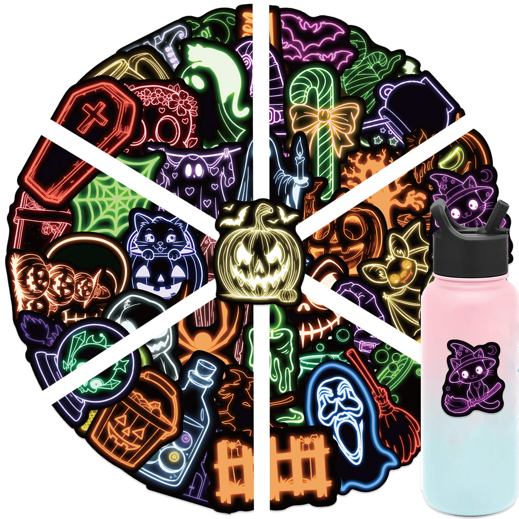 Autocollants d'Halloween néon  - Electronics Gadgets Store avis et prix